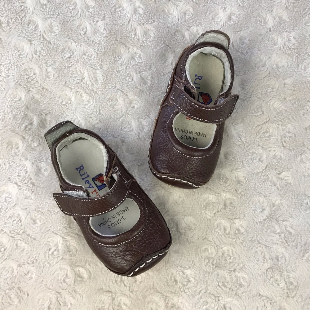 Riley Roos Baby Shoes Brown 3-6 Months